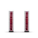 14K White Gold - Ruby