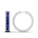 14K White Gold - Sapphire