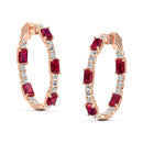 14K Rose Gold - Ruby