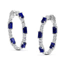 14K White Gold - Sapphire