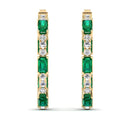 14K Yellow Gold - Emerald