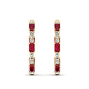 14K Yellow Gold - Ruby