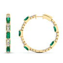 14K Yellow Gold - Emerald