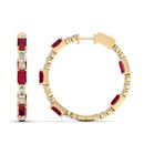 14K Yellow Gold - Ruby