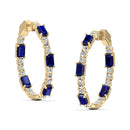 14K Yellow Gold - Sapphire
