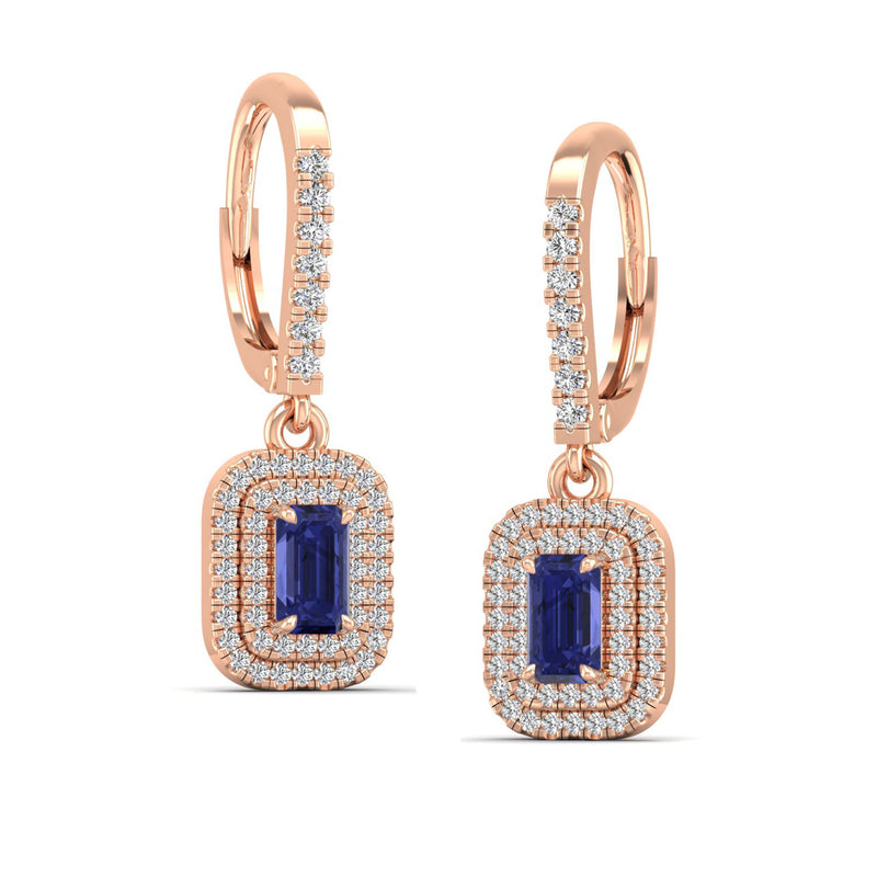 14K Rose Gold - Tanzanite