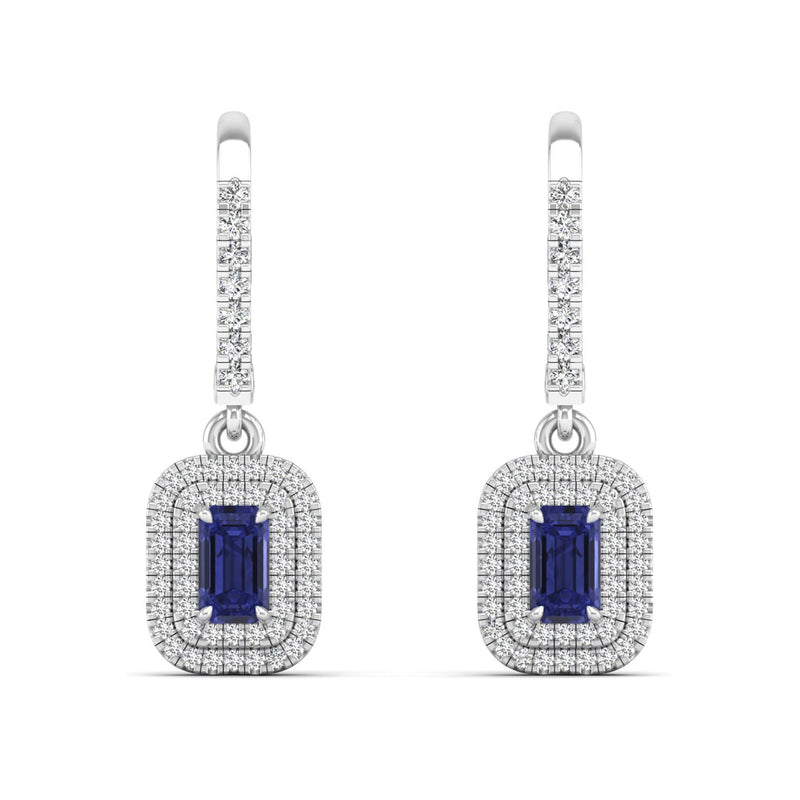 14K White Gold - Tanzanite