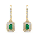 14K Yellow Gold - Emerald