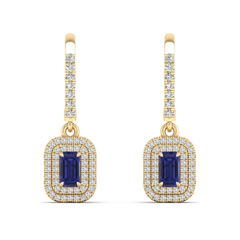 14K Yellow Gold - Tanzanite
