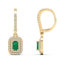 14K Yellow Gold - Emerald