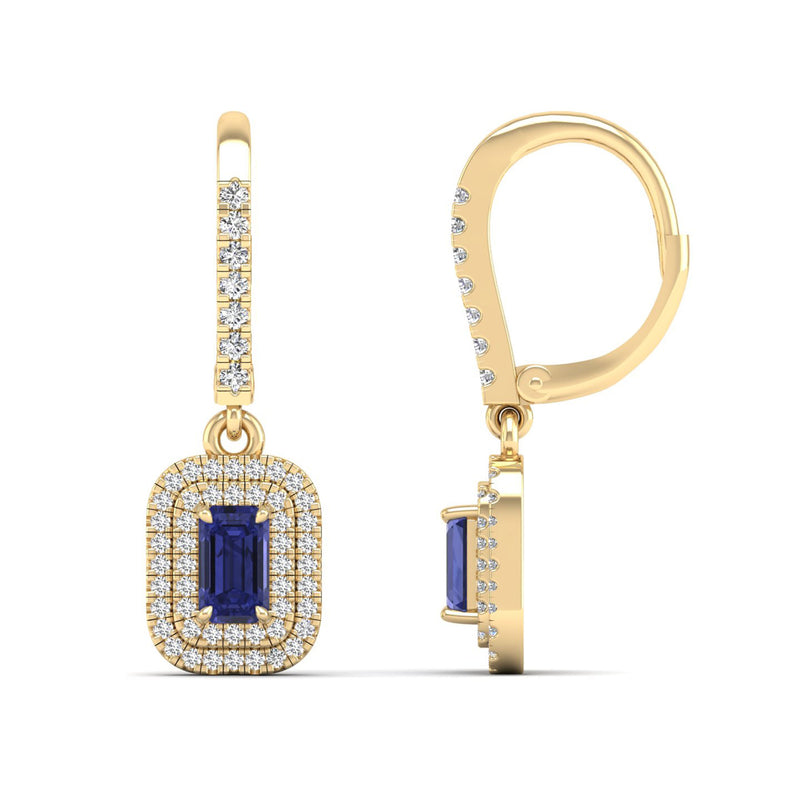 14K Yellow Gold - Tanzanite