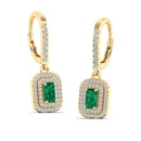 14K Yellow Gold - Emerald