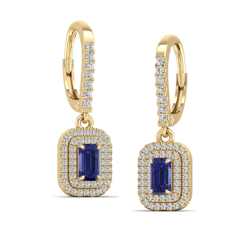 14K Yellow Gold - Tanzanite