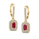 14K Yellow Gold - Ruby