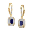 14K Yellow Gold - Sapphire