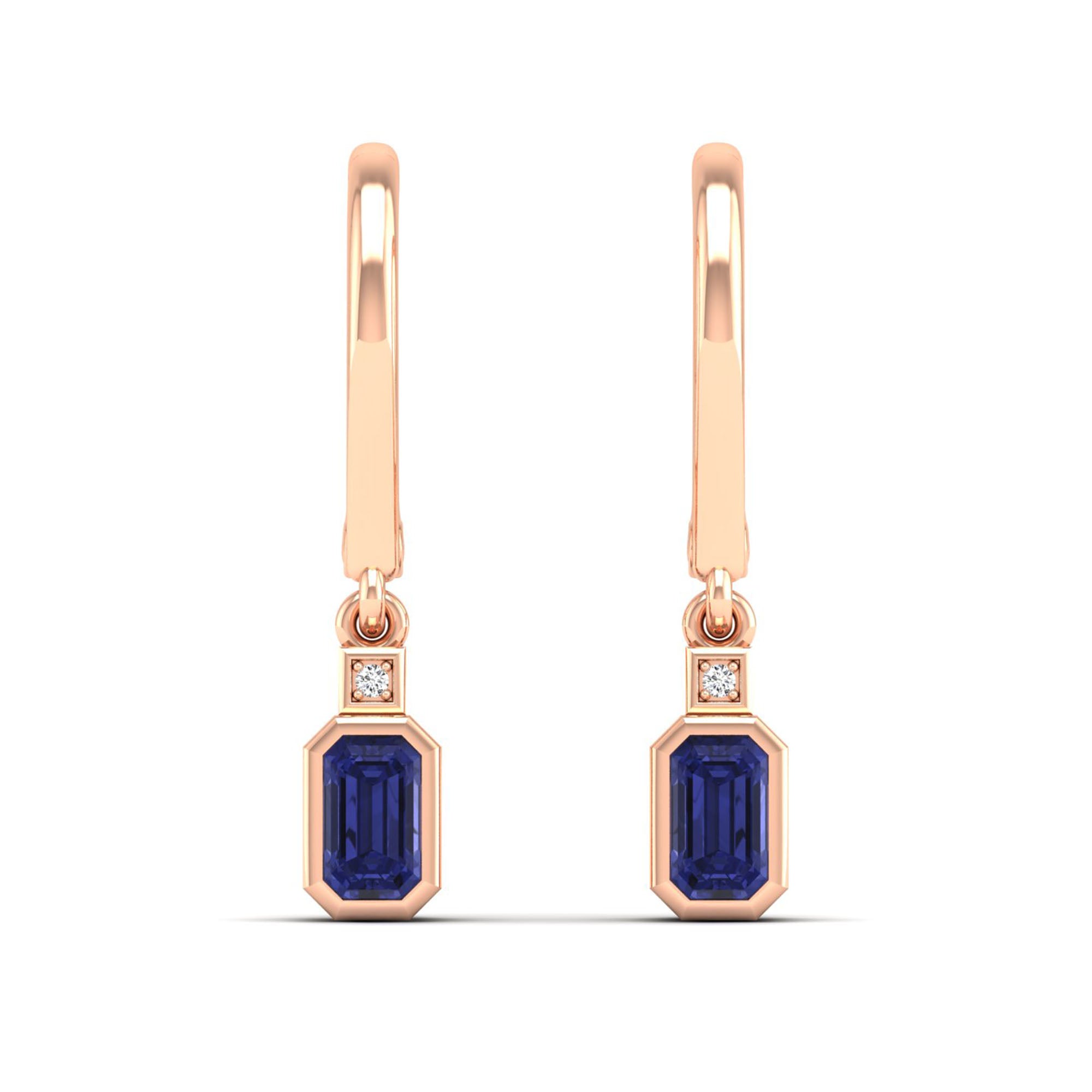14K Rose Gold - Tanzanite