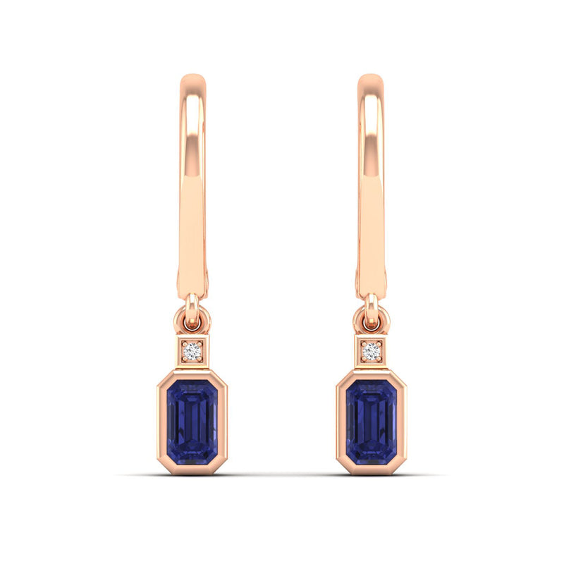 14K Rose Gold - Tanzanite