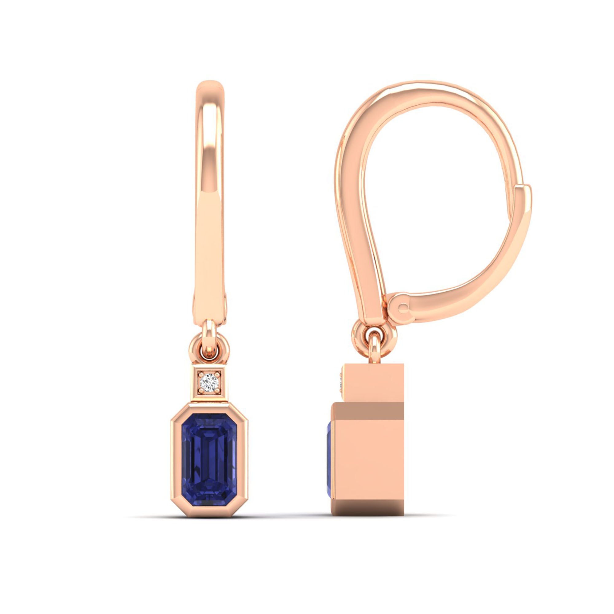 14K Rose Gold - Tanzanite