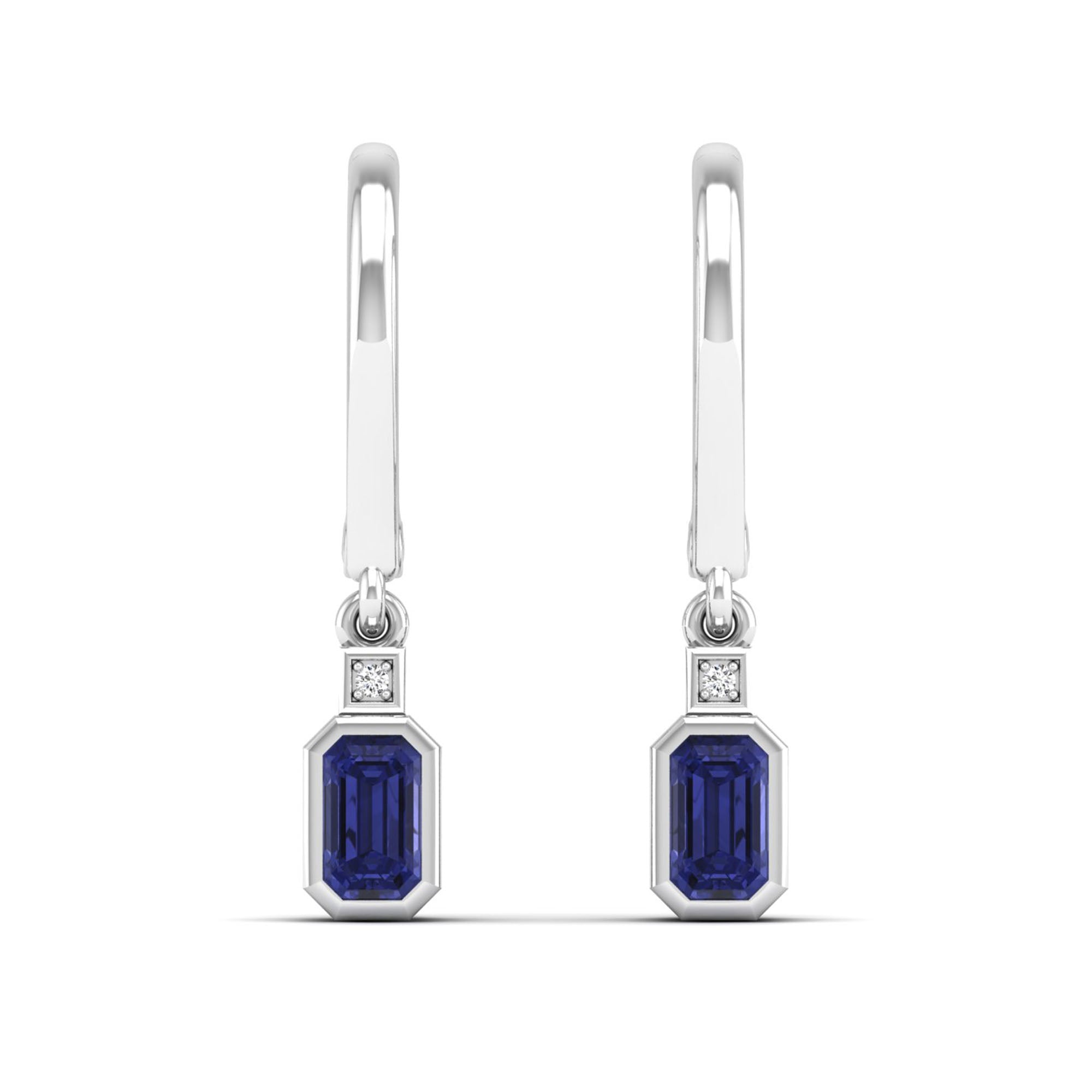 14K White Gold - Tanzanite