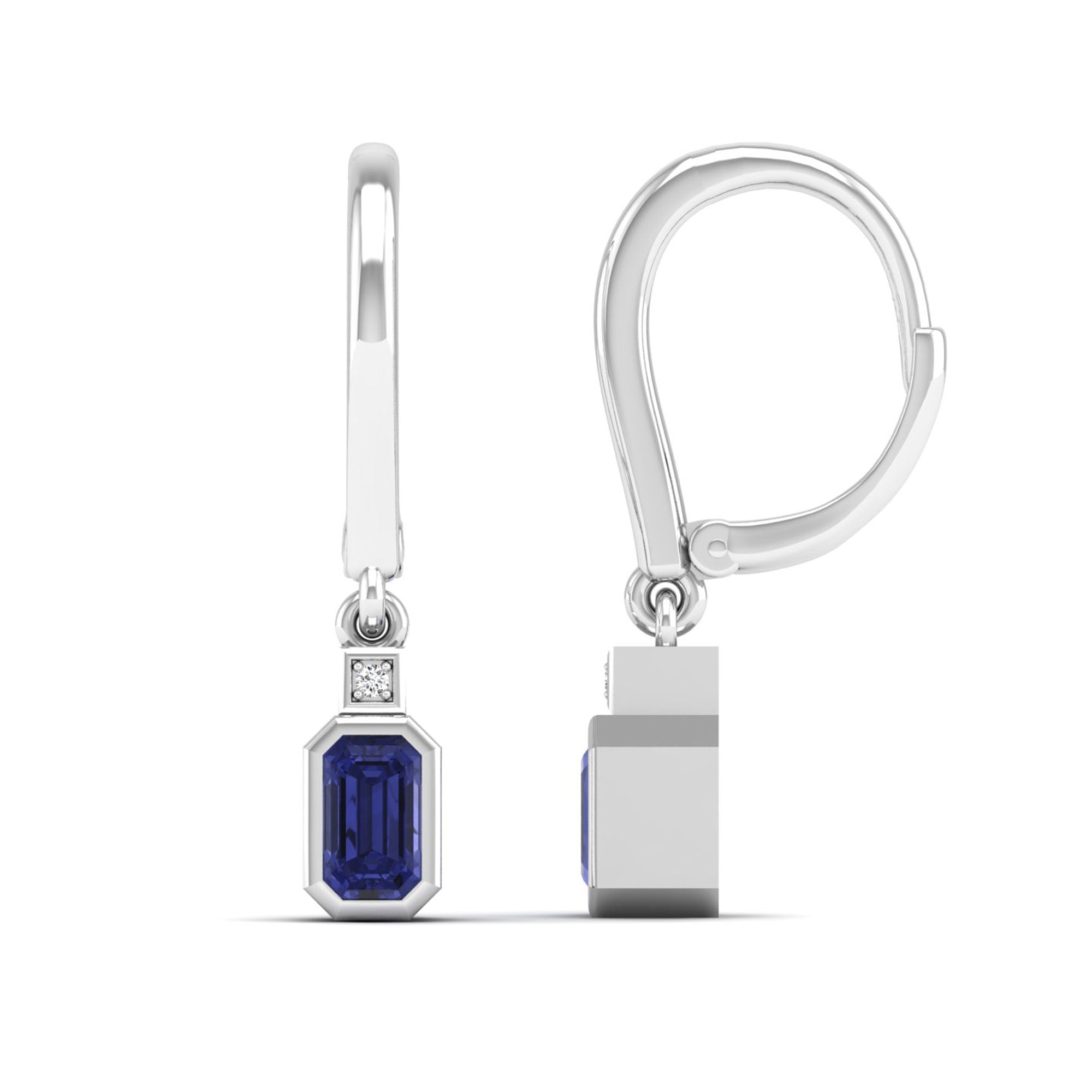 14K White Gold - Tanzanite