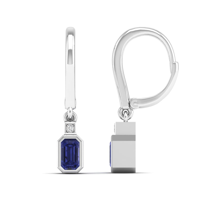 14K White Gold - Tanzanite
