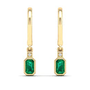 14K Yellow Gold - Emerald