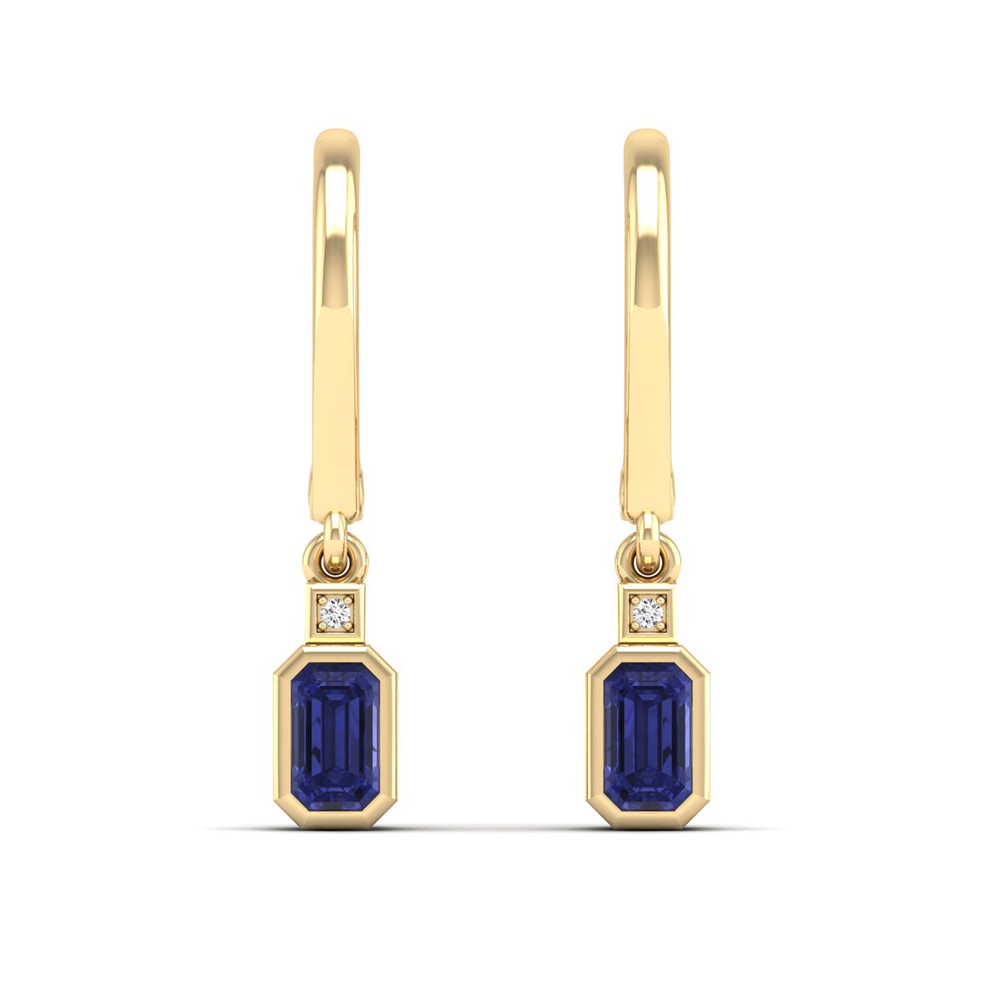 14K Yellow Gold - Tanzanite