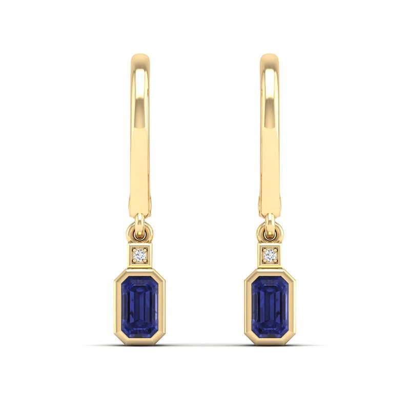 14K Yellow Gold - Tanzanite