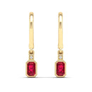 14K Yellow Gold - Ruby