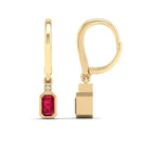 14K Yellow Gold - Ruby