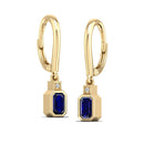 14K Yellow Gold - Sapphire