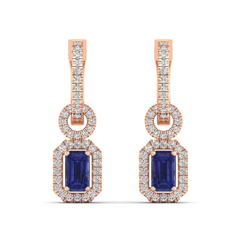 14K Rose Gold - Tanzanite