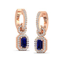 14K Rose Gold - Sapphire