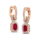 14K Rose Gold - Ruby