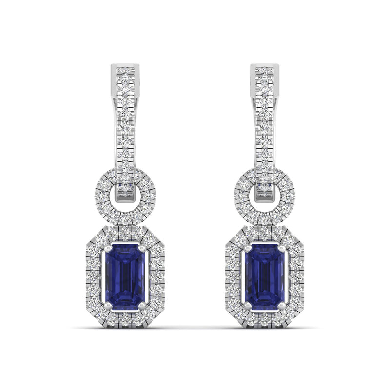 14K White Gold - Tanzanite