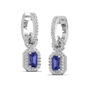 14K White Gold - Tanzanite
