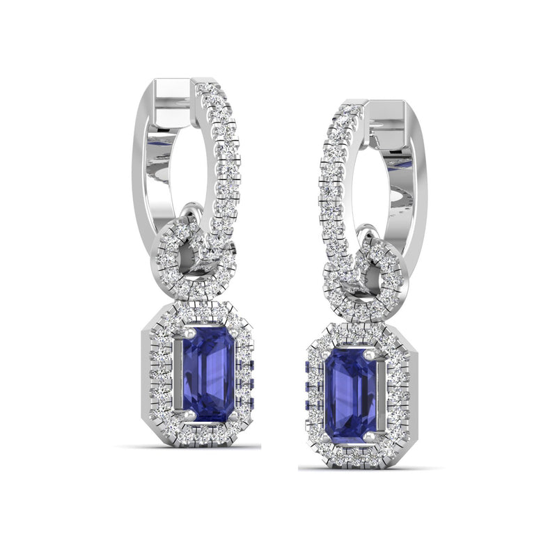 14K White Gold - Tanzanite