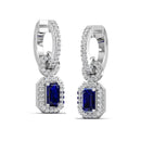 14K White Gold - Sapphire