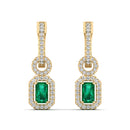 14K Yellow Gold - Emerald