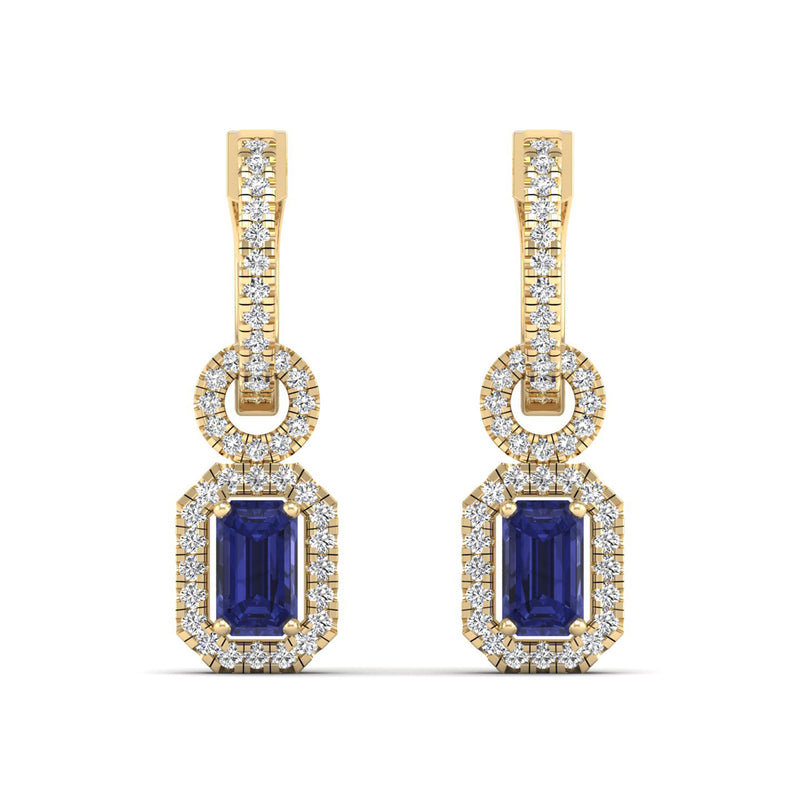 14K Yellow Gold - Tanzanite