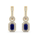 14K Yellow Gold - Sapphire