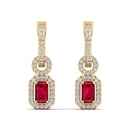 14K Yellow Gold - Ruby