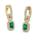 14K Yellow Gold - Emerald