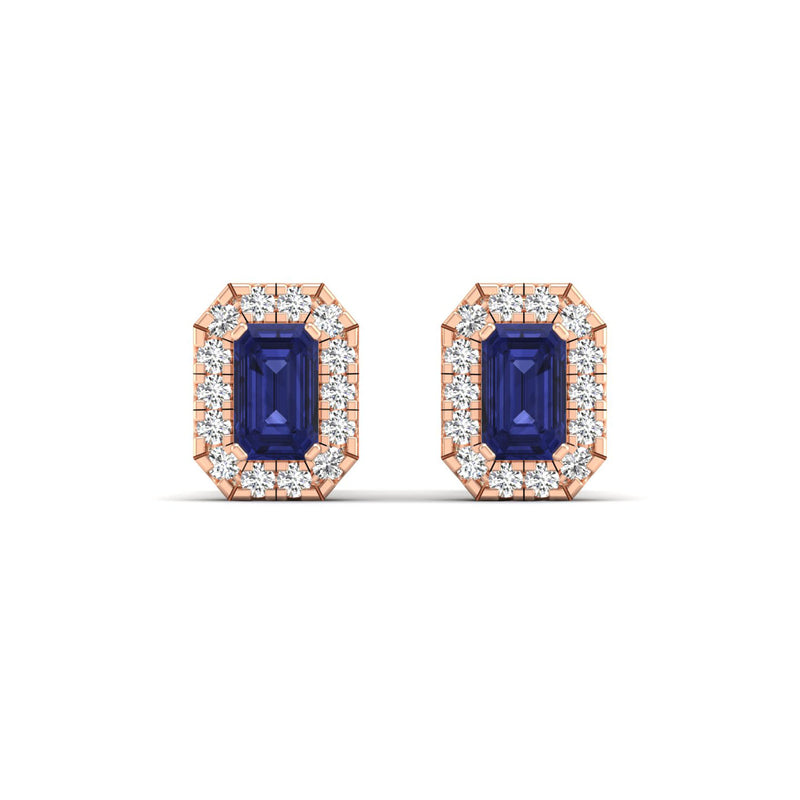 14K Rose Gold - Tanzanite
