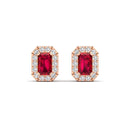14K Rose Gold - Ruby