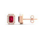 14K Rose Gold - Ruby