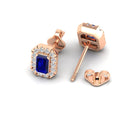 14K Rose Gold - Sapphire