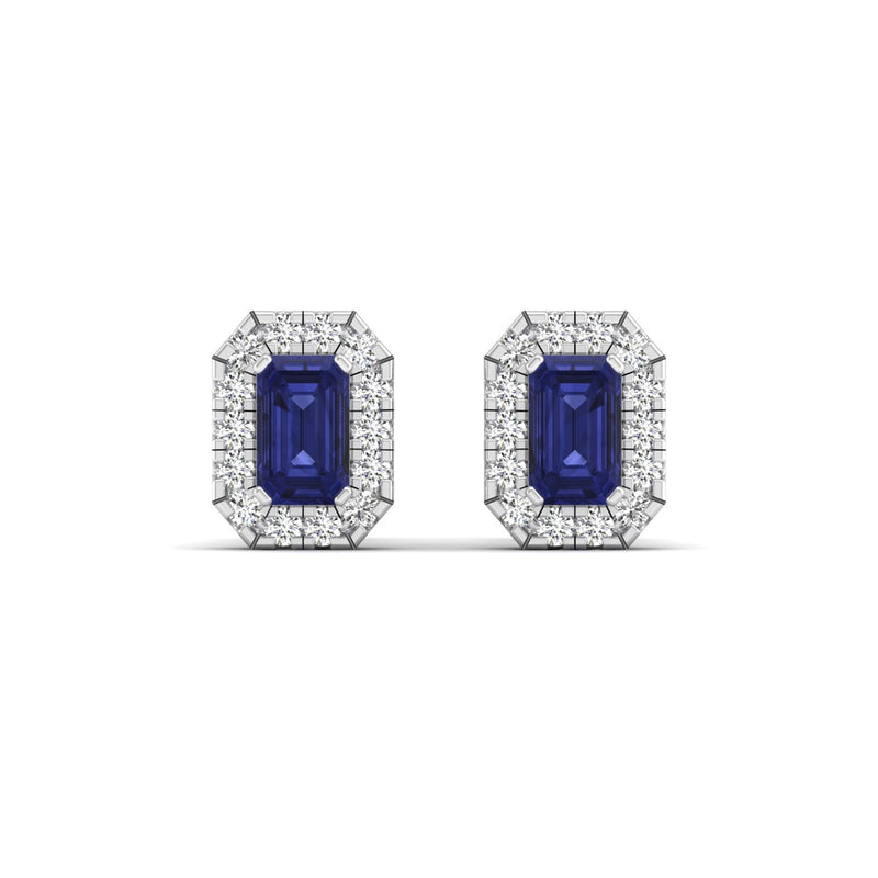 14K White Gold - Tanzanite