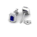 14K White Gold - Sapphire