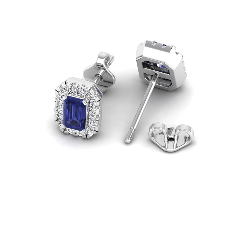 14K White Gold - Tanzanite